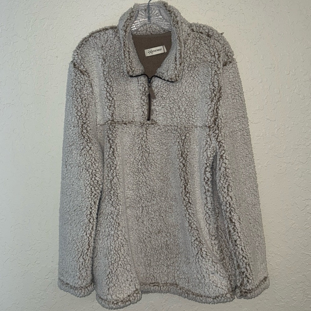 Men’s DepartWest Super Soft Sherpa pullover size XL